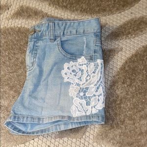 Justice jean shorts